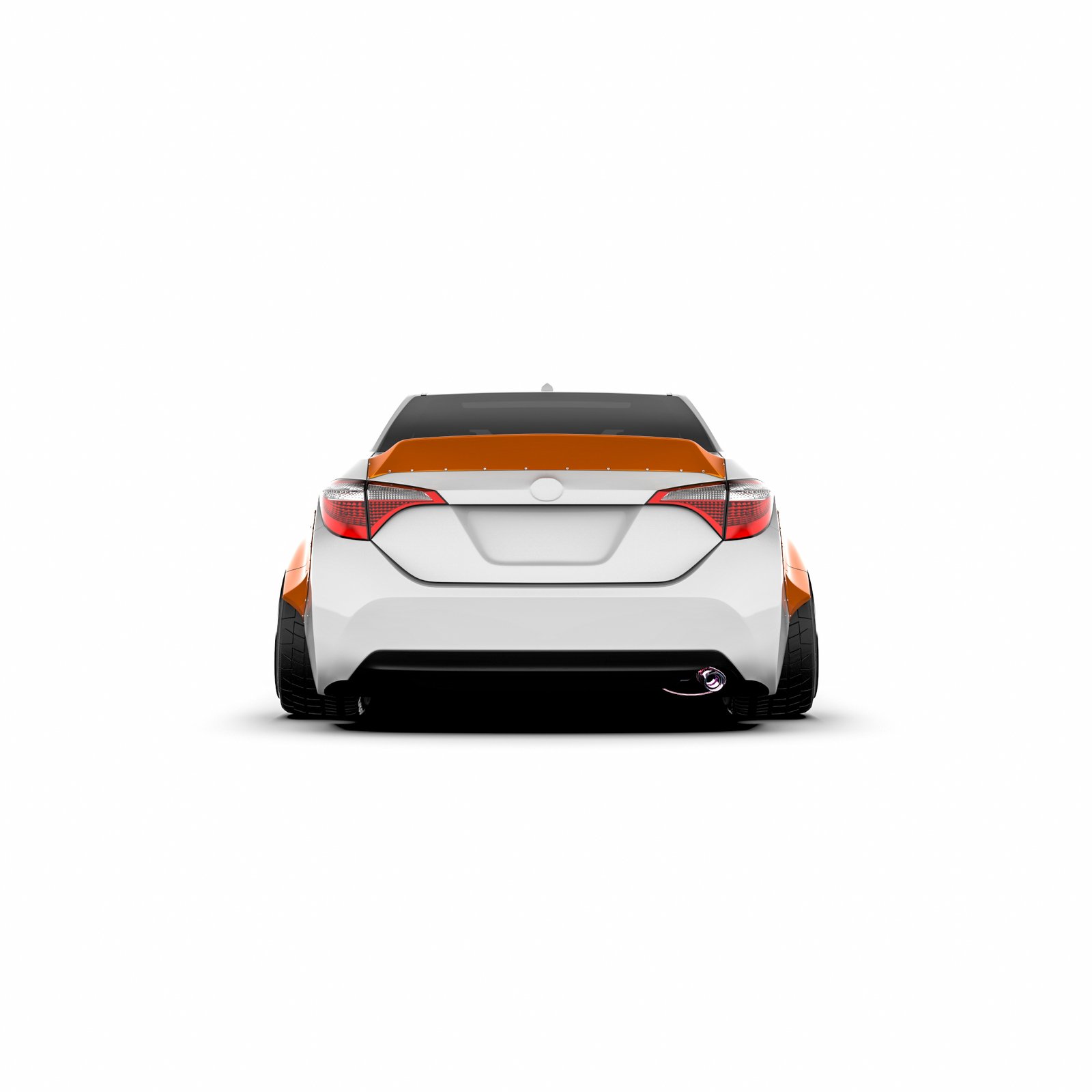 Toyota Corolla (E160) Rear Spoiler Duck Tail.